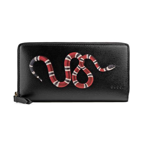 gucci zipper top|gucci snake zip wallet.